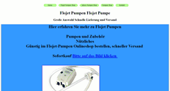 Desktop Screenshot of flojet-pumpen.de